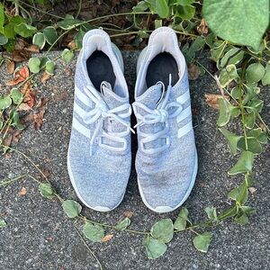 Adidas Light Gray Sneakers with White Accents